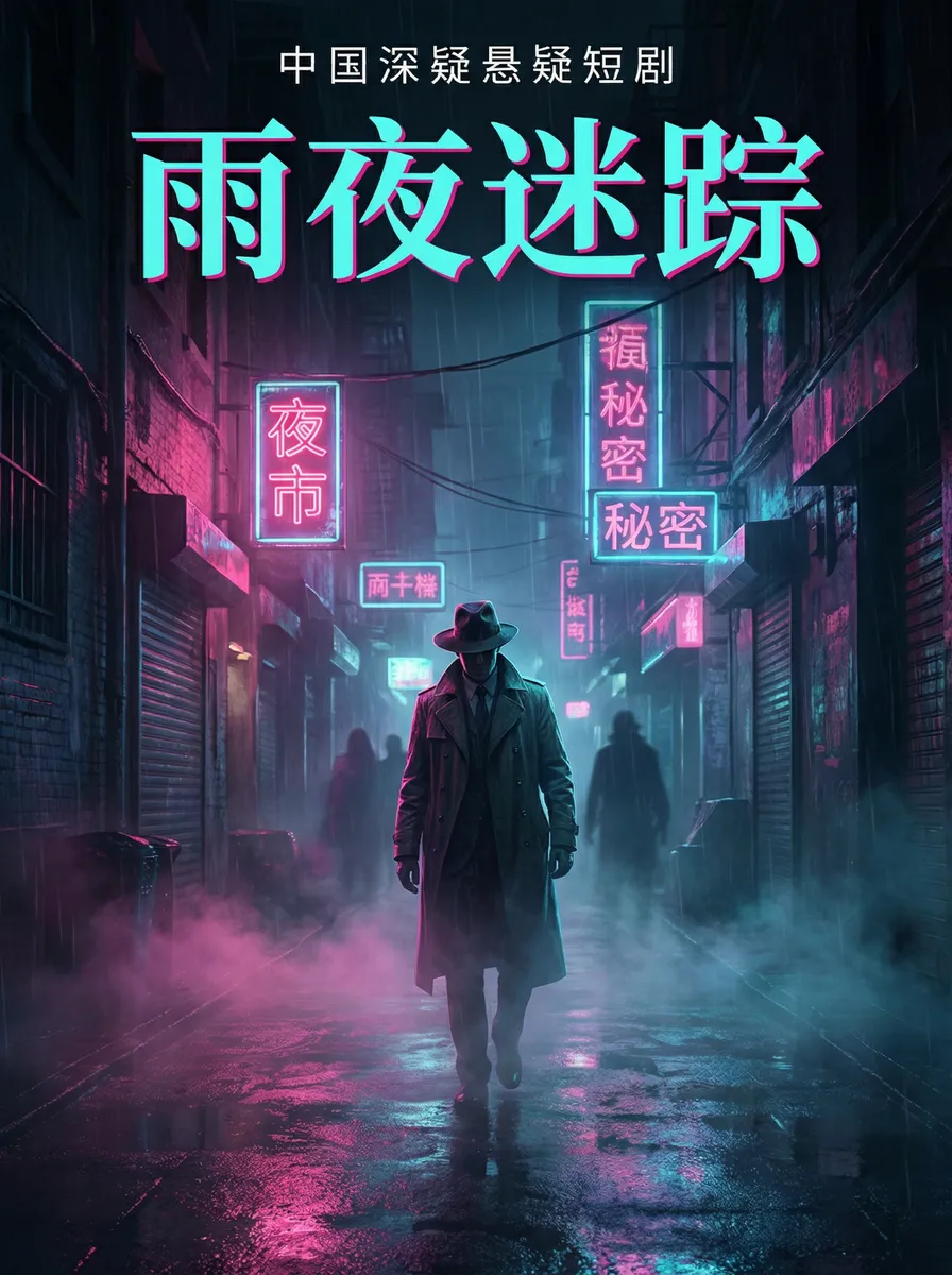 2k2k未来影院 悬疑追踪短剧 - 雨夜迷踪海报